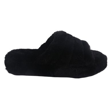 PANTUFLA CHALADA MUJER SLIPPER-1 NEGRO COMFORT - 1