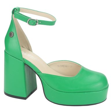 ZAPATO CHALADA MUJER DREAM-1 VERDE PLATAFORMA - 1