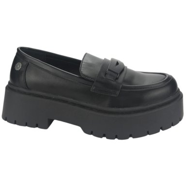MOCASIN CHALADA MUJER LEWIS-1 NEGRO MODA - 1