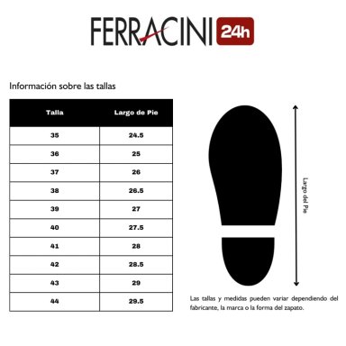 ZAPATO FERRACINI HOMBRE 4246 WINNER DRY CAFE  CLARO CASUAL - 8