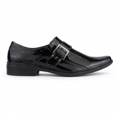 ZAPATO FERRACINI HOMBRE 4373 FRANKFURT NEGRO CHAROL CASUAL - 1