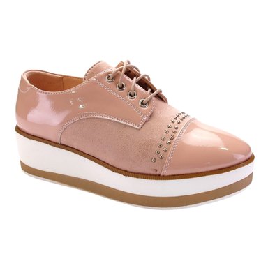 ZAPATO CHALADA MUJER GATE-1 ROSADO CASUAL - 1