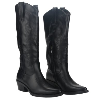 BOTA CHALADA MUJER WEST-20 NEGRO NEGRO CASUAL - 5