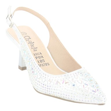 ZAPATO CHALADA MUJER HOT-70 PLATEADO CASUAL - 3