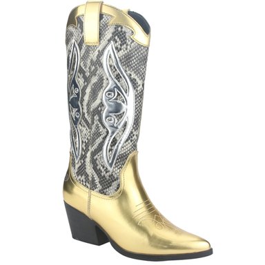 BOTAS MUJER CHALADA DORADO WESTNEW-1 CASUAL - 1