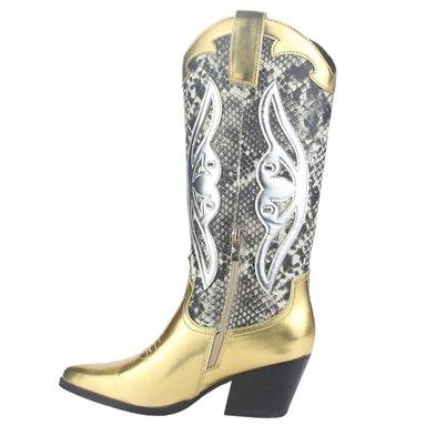 BOTAS MUJER CHALADA DORADO WESTNEW-1 CASUAL - 2