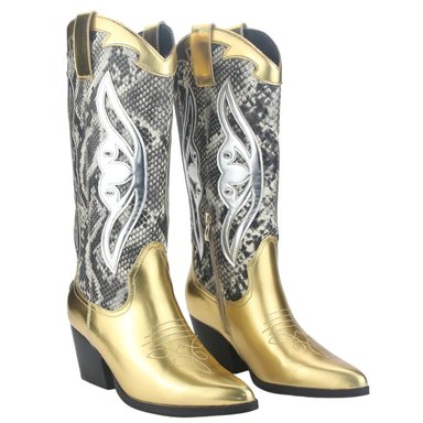 BOTAS MUJER CHALADA DORADO WESTNEW-1 CASUAL - 5
