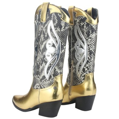 BOTAS MUJER CHALADA DORADO WESTNEW-1 CASUAL - 6