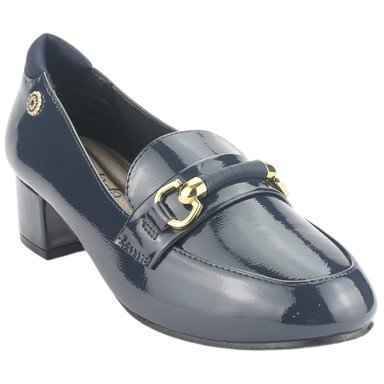 MOCASIN CHALADA MUJER REYNA-1 AZUL MARINO CASUAL - 2