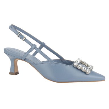 ZAPATOS MUJER JORGE BISCHOFF CUERO P17994002 CASUAL AZUL - 1