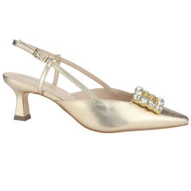 ZAPATOS MUJER JORGE BISCHOFF CUERO P17994002 DORADO CASUAL - 1