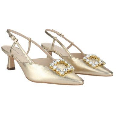 ZAPATOS MUJER JORGE BISCHOFF CUERO P17994002 DORADO CASUAL - 4