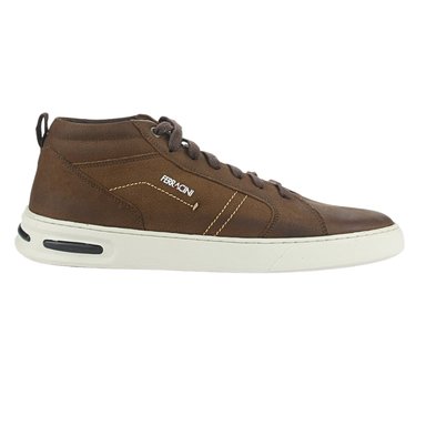 ZAPATILLAS HOMBRE FERRACINI URBANAS CHOCOLATE 1828 N CUERO - 1