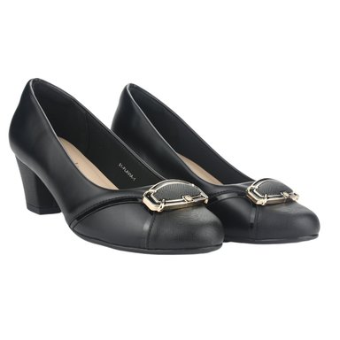 ZAPATO CHALADA MUJER FLAVIA-1 NEGRO CASUAL - 5