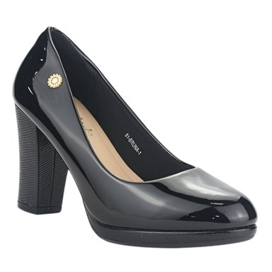 ZAPATO CHALADA MUJER BRUNA-1 NEGRO CASUAL - 3