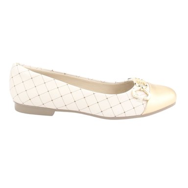 ZAPATOS MUJER CHALADA DORADO NAZZER-2 CASUAL - 1