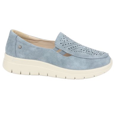 ZAPATO CHALADA MUJER FINEST-5 AZUL CASUAL - 1