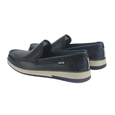 ZAPATOS HOMBRE FERRACINI CUERO 6989 AZUL MARINO CASUAL - 6