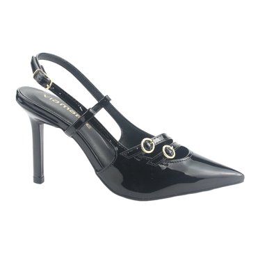 ZAPATO VIA MARTE MUJER 044-007-01 NEGRO CASUAL - 1