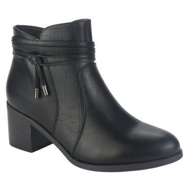 BOTIN CHALADA MUJER DIVA-4 NEGRO CASUAL - 3