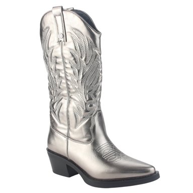 BOTA CHALADA MUJER WEST-22 PLATEADO CASUAL - 3