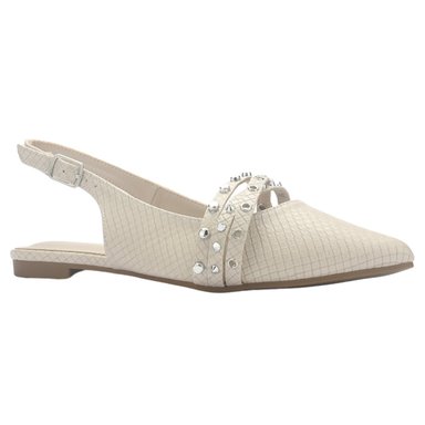 BALLERINA MUJER  CHALADA MARIS-8 BEIGE CASUAL - 3