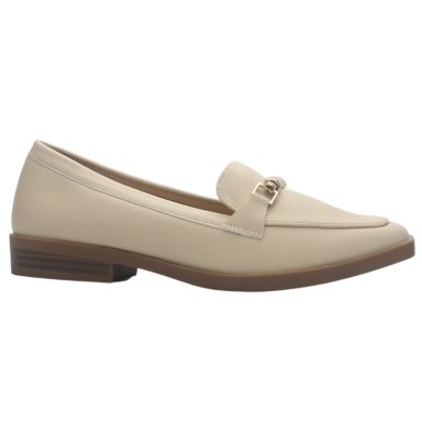MOCASIN DE MUJER DE COLOR BEIGE CASUAL CHALADA RAMI-1 - 1