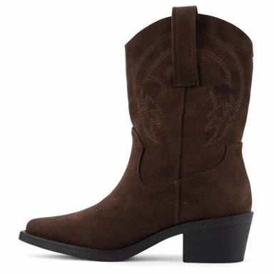 BOTIN CAFE  MUJER CASUAL CHALADA WEST - 2
