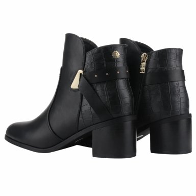 BOTIN NEGRO MUJER CASUAL CHALADA DIVA - 6