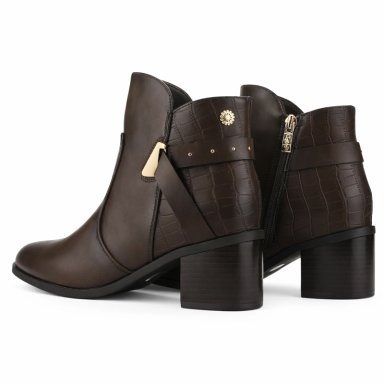 BOTIN CAFE  MUJER CASUAL CHALADA DIVA - 6