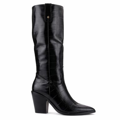 BOTA NEGRO MUJER CASUAL CHALADA NEVADA - 1