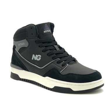 ZAPATILLA URBANA CAÑA ALTA CUERO  HOMBRE NATGEO - 4