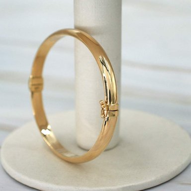PULSERA ESCLAVA LISA ORO 18K - 1