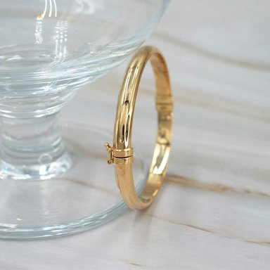 PULSERA ESCLAVA LISA ORO 18K - 2