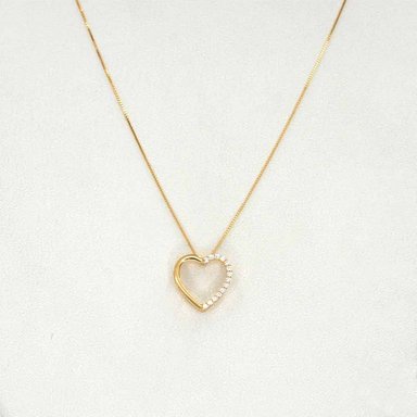 CONJUNTO CORAZÓN ORO 18K - 1