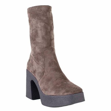 BOTIN GAMUZA ALTO TACO - 2