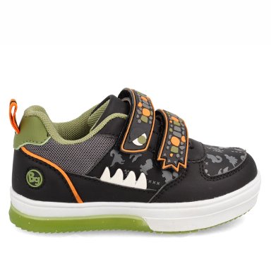 ZAPATILLAS NIÑO BUBBLEGUMMERS URBANAS NEGRO LUCES - 1