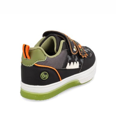ZAPATILLAS NIÑO BUBBLEGUMMERS URBANAS NEGRO LUCES - 4
