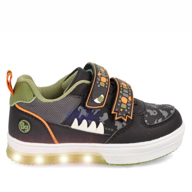 ZAPATILLAS NIÑO BUBBLEGUMMERS URBANAS NEGRO LUCES - 8