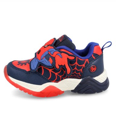 ZAPATILLAS NIÑO BUBBLEGUMMERS URBANAS AZUL LUCES SPIDERMAN MARVEL - 2
