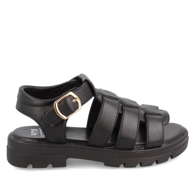 SANDALIA NIÑA BUBBLEGUMMERS NEGRO DUNIA - 1