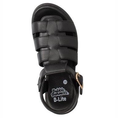 SANDALIA NIÑA BUBBLEGUMMERS NEGRO DUNIA - 6