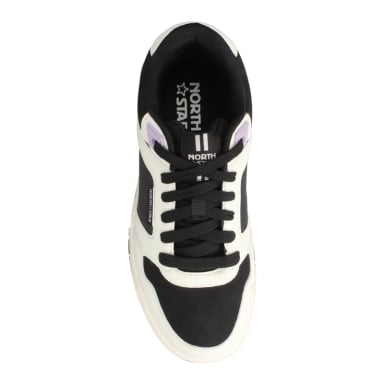 ZAPATILLA MUJER NORTH STAR SKATER CHUNK BLANCO-NEGRO - 4
