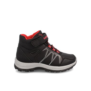 BOTIN NIÑO BUBBLEGUMMERS CHARMAN NEGRO-ROJO - 1