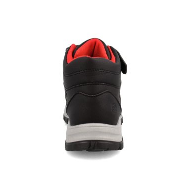 BOTIN NIÑO BUBBLEGUMMERS CHARMAN NEGRO-ROJO - 3