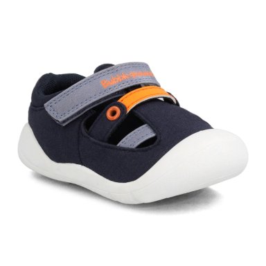 SANDALIA  NIÑO BUBBLEGUMMERS CLOVE AZUL MARINO - NARANJO - 2