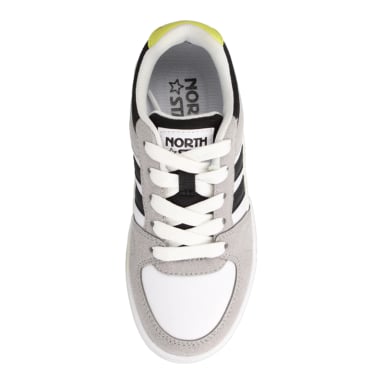 ZAPATILLA NIÑO NORTH STAR HEM GRIS-AMARILLO - 4
