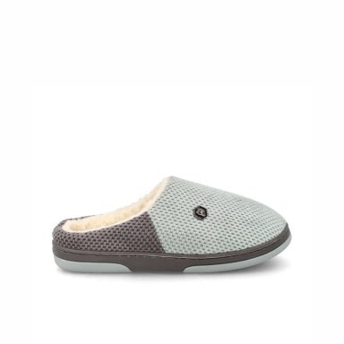 PANTUFLA MUJER BATA LOLA GRIS-MENTA - 1