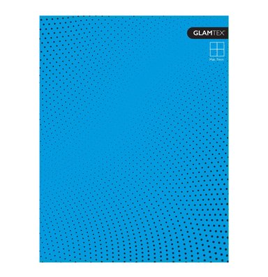 CUADERNO GLAMTEX TAPA EXTRA DURA 100 HOJAS CUADRICULADO 7MM 6U - 6
