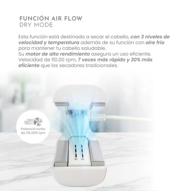 SECADOR DUO AIRFLOW STYLER 3 EN 1 SECADOR, ALISADOR SG-B5000 - 5